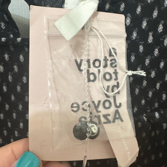 Avec Les Filles Black Polka Dot Midi Dress Size 4 - Picture 5 of 6